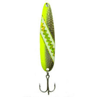 Gibbs-Delta Tackle MICHIGAN STINGER - STINGER - SILVER SMOOTH LEMON ICE YELLOW UV (S8118YUV)