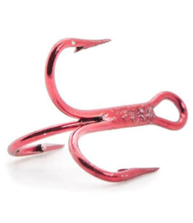 Mustad MUSTAD TREBLE HOOK O'SHAUGHNESSY RED SZ 10 25PK