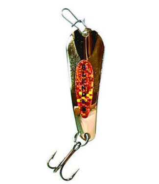 CUSTOM JIGS & SPINS INC. CUSTOM JIGS SLENDER SPOON 1/8OZ GOLD/ORANGE
