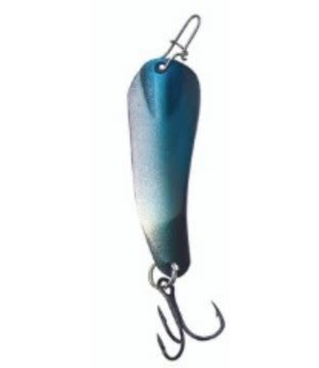CUSTOM JIGS & SPINS INC. CUSTOM JIGS PRO SLENDER SPOON 1/4OZ SILVER BLUE SHINER