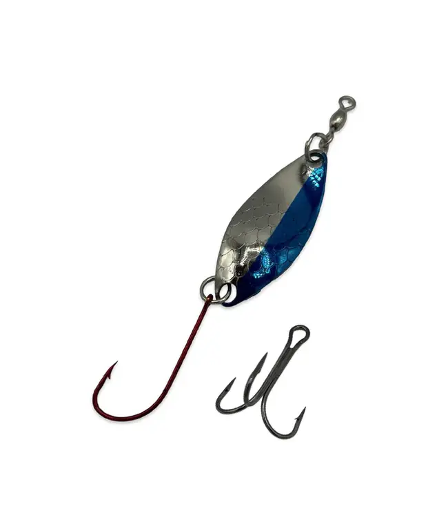 Gibbs-Delta Tackle Koho Casting Spoon Nickle Neon Blue #45-1/2oz