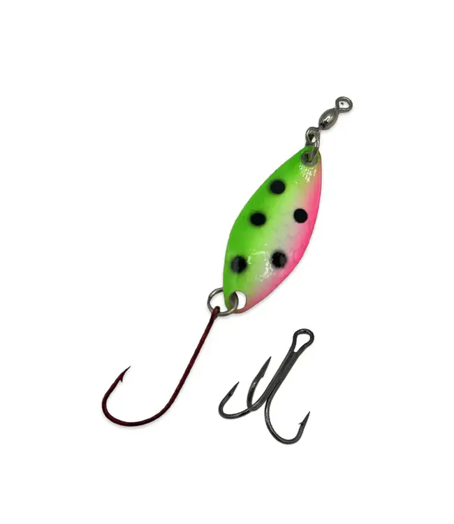 Gibbs-Delta Tackle Koho Casting Spoon Glow Watermelon #45-1/2