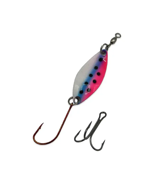 Gibbs-Delta Tackle Koho Casting Spoon Glow Rainbow Trout #45-1/2oz