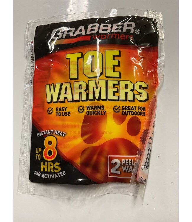 GRABBER WARMERS GRABBER TOE WARMER UP TO 8 HOURS