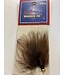 Challenger Lures CHALLENGER MARABOU JIG GOLD HEAD BROWN BODY W/FLASH 1/32oz