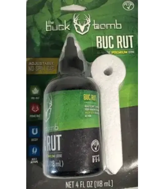 Buck Bomb Buck Bomb Buc Rut - 4oz btl w/ adjustable cap w/wicks