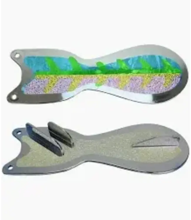 DREAMWEAVER LURE COMPANY DREAMWEAVER SPIN DOCTOR 10" CHROME BLUE STUD SD70960L-10