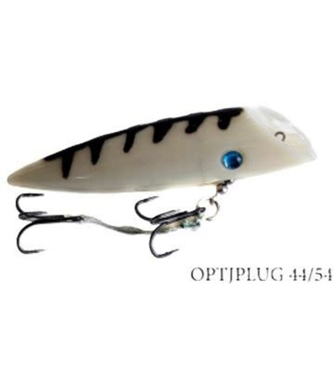 OPTI TACKLE OPTI J-PLUG 5" GLOW BLACK LADDER