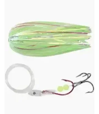 A-TOM-MIK MFG. (S-506) A-TOM-MIK TOURNAMENT SERIES SHRED TROLLING FLY UV GREEN GLOW