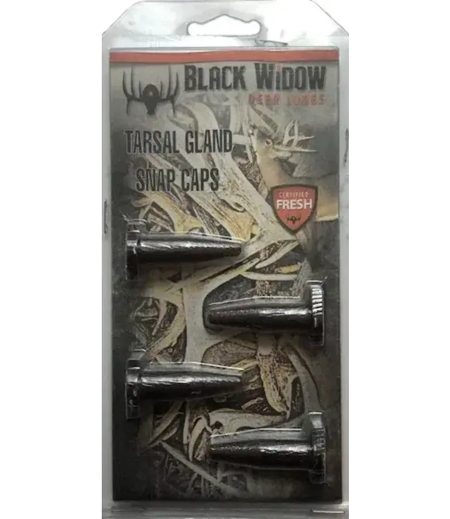 BLACK WIDOW DEER LURES Black Widow Tarsal Gland Snap Caps