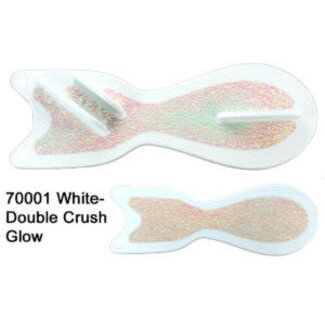 DREAMWEAVER LURE COMPANY DREAMWEAVER SPIN DOCTOR FLASHER 10" WHITE DOUBLE CRUSH (SD70001L-10)