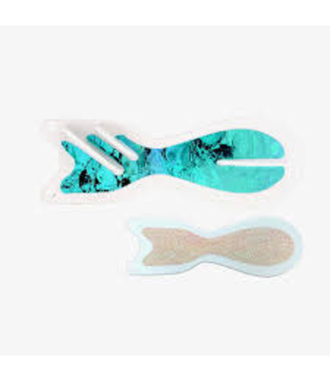 (SD70007-8) DREAMWEAVER SPIN DOCTOR FLASHER 8" WHITE BLUE CRUSH GLOW