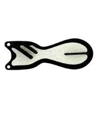 DREAMWEAVER LURE COMPANY DREAMWEAVER SPIN DOCTOR FLASHER 8" BLACK DOUBLE CRUSH (SD70014-8)
