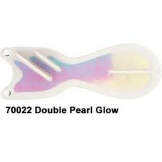DREAMWEAVER LURE COMPANY DREAMWEAVER SPIN DOCTOR FLASHER 8" WHITE DOUBLE PEARL GLOW (SD70022-8)