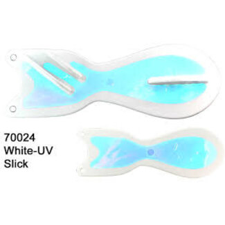 DREAMWEAVER LURE COMPANY DREAMWEAVER SPIN DOCTOR FLASHER 8" WHITE UV UV (SD70024-8)