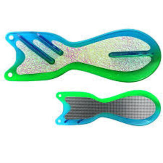 DREAMWEAVER LURE COMPANY DREAMWEAVER SPIN DOCTOR FLASHER 8" BLUE SHOWTIME (SD70054-8)