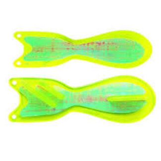 DREAMWEAVER LURE COMPANY DREAMWEAVER SPIN DOCTOR FLASHER 8" CHARTREUSE PEARL GLOW (SD70201-8)
