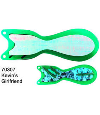 DREAMWEAVER LURE COMPANY DREAMWEAVER SPIN DOCTOR FLASHER 8" KEVIN'S GIRLFRIEND (SD70307-8)
