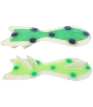 DREAMWEAVER LURE COMPANY DREAMWEAVER SPIN DOCTOR FLASHER 8" TWO FACE GLOW FROG (SD70506-8)