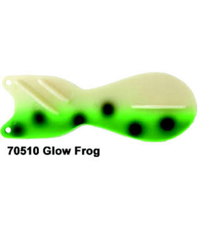 (SD70506L-10) DREAMWEAVER SPIN DOCTOR FLASHER 10" TWO FACE GLOW FROG
