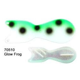 DREAMWEAVER LURE COMPANY DREAMWEAVER SPIN DOCTOR FLASHER 8" GLOW FROG (SD70510-8)