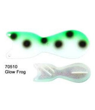DREAMWEAVER LURE COMPANY DREAMWEAVER SPIN DOCTOR FLASHER 8" GLOW FROG (SD70510-8)