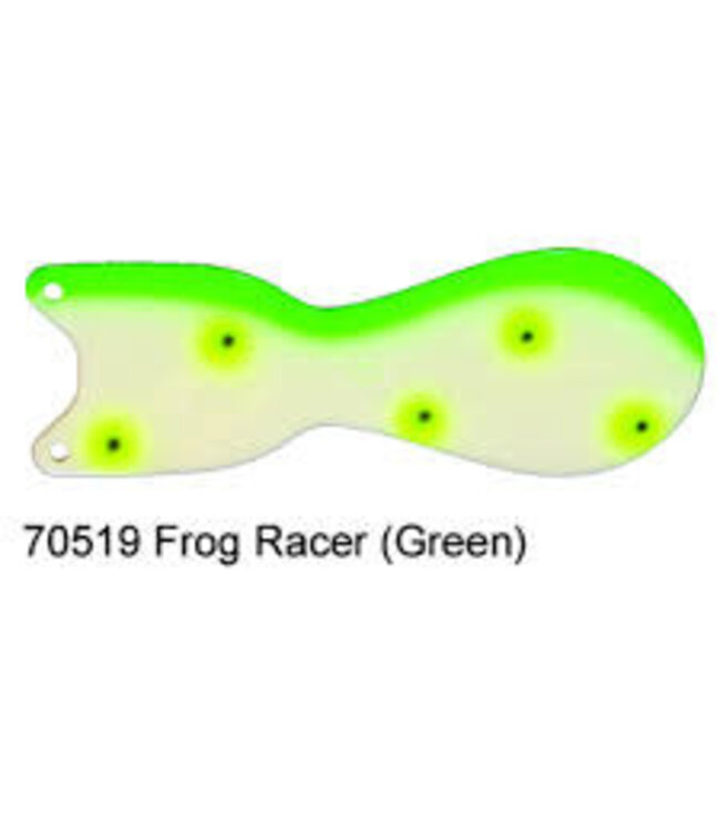 (SD70519-8) DREAMWEAVER SPIN DOCTOR FLASHER 8"GREEN GLOW FROG RACER