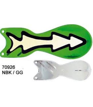 DREAMWEAVER LURE COMPANY DREAMWEAVER SPIN DOCTOR FLASHER 10" NBK/GG (SD70926L-10)