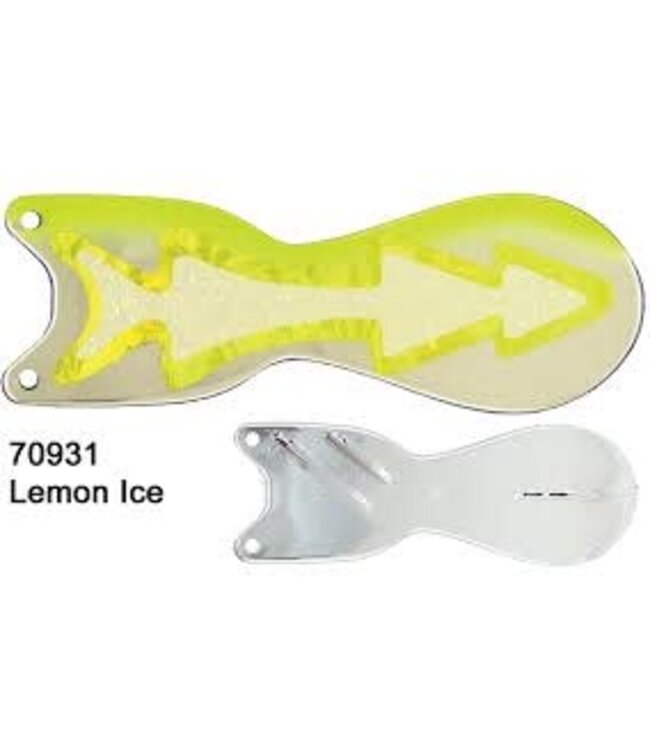 (SD70931-8) DREAMWEAVER SPIN DOCTOR FLASHER 8" LEMON ICICLE