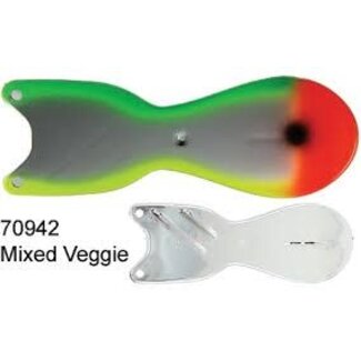 DREAMWEAVER LURE COMPANY DREAMWEAVER SPIN DOCTOR FLASHER 8" MIXED VEGGIE (SD70942-8)