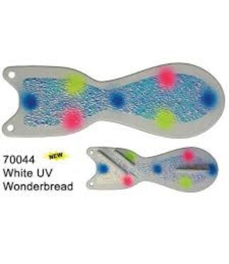 DREAMWEAVER LURE COMPANY DREAMWEAVER SPIN DOCTOR FLASHER 8" UV WONDERBREAD (SD70944-8)