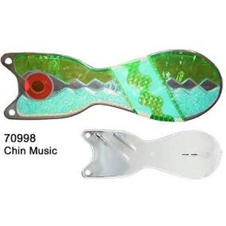 DREAMWEAVER LURE COMPANY DREAMWEAVER SPIN DOCTOR FLASHER 8" CHROME CHIN MUSIC (SD70998-8)