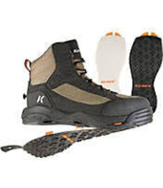 Korkers Korkers Green back wading boot size 13  {comes with felt and rubber bottoms}