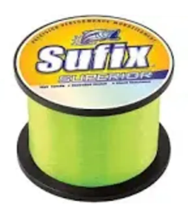 Sufix SUFIX SUPERIOR 1/4 LB. SPOOLS - HI-VIZ YELLOW 638-108 8 LB.