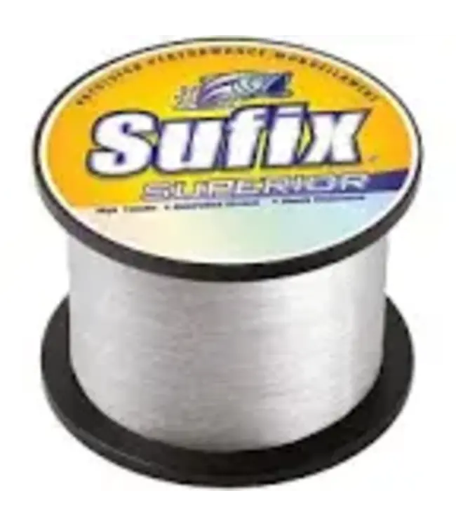 Sufix SUFIX SUPERIOR 1/4 LB. SPOOLS - CLEAR 635-125 25 LB.