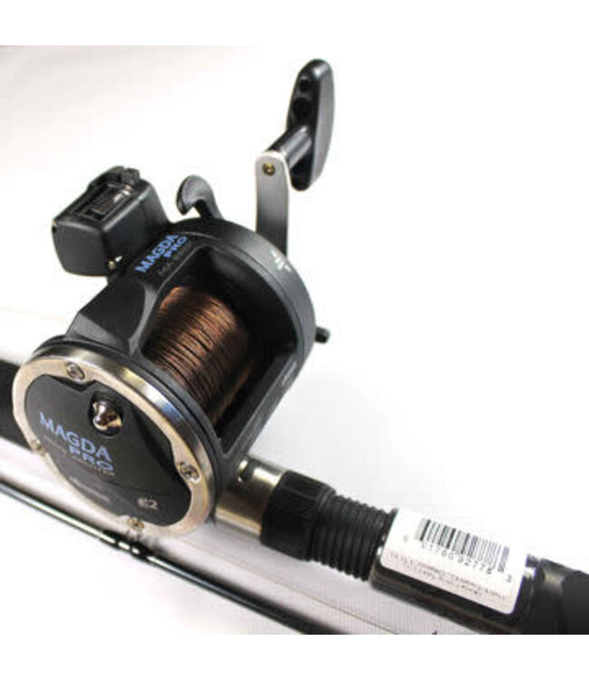 OKUMA FISHING TACKLE CORP. Okuma 30lb wire combo okuma classic 9 foot rod with okuma magda size 30 reel