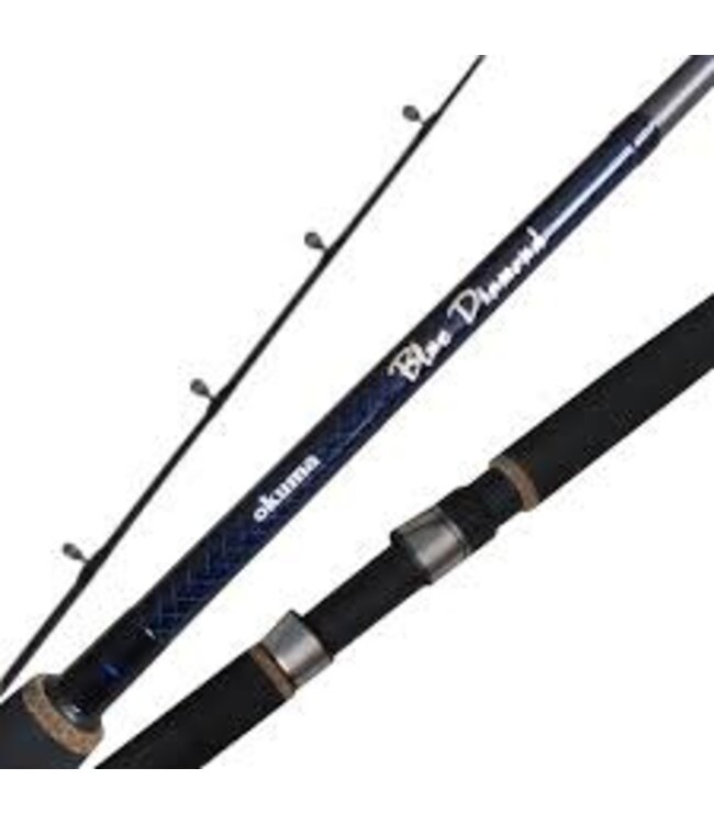 OKUMA FISHING TACKLE CORP. Okuma 1000ft wire combo "Okuma convector size 45 reel with Okuma blue diamond 10 ft diver rod