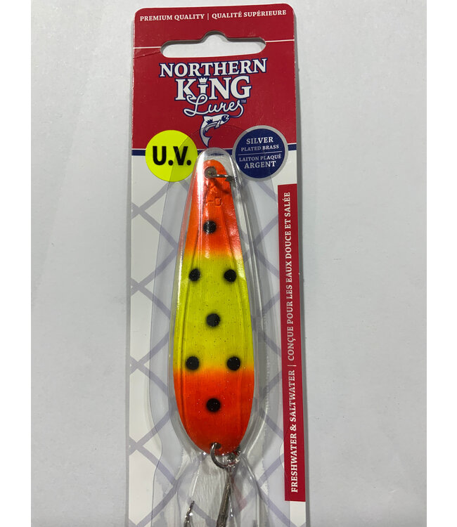 NORTHERN KING LURES NORTHERN KING LURES 4D FGF FROG ORANGE CHARTREUSE