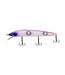 Challenger Lures EG033-GAS CHALLENGER MINNOW 4-1/2" 3/8OZ PURPLE HEAD/WHITE BACK/CHARTRUESE DOT SIDE