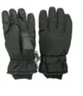 QUIETWEAR Waterproof Fleece Glove w.Cuff, 40 Gr Thinsulate - Black