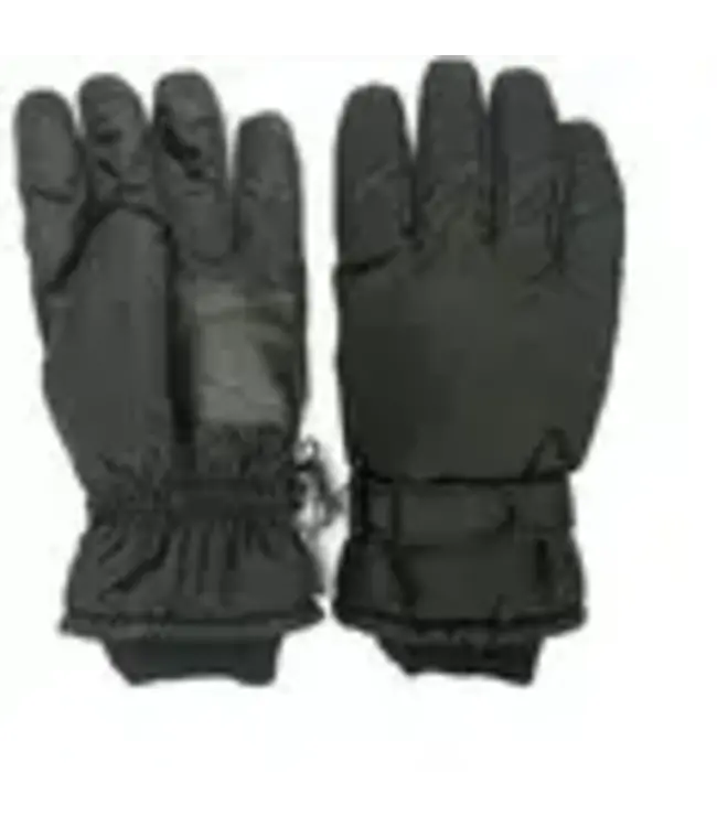 QUIETWEAR Waterproof Fleece Glove w.Cuff, 40 Gr Thinsulate - Black