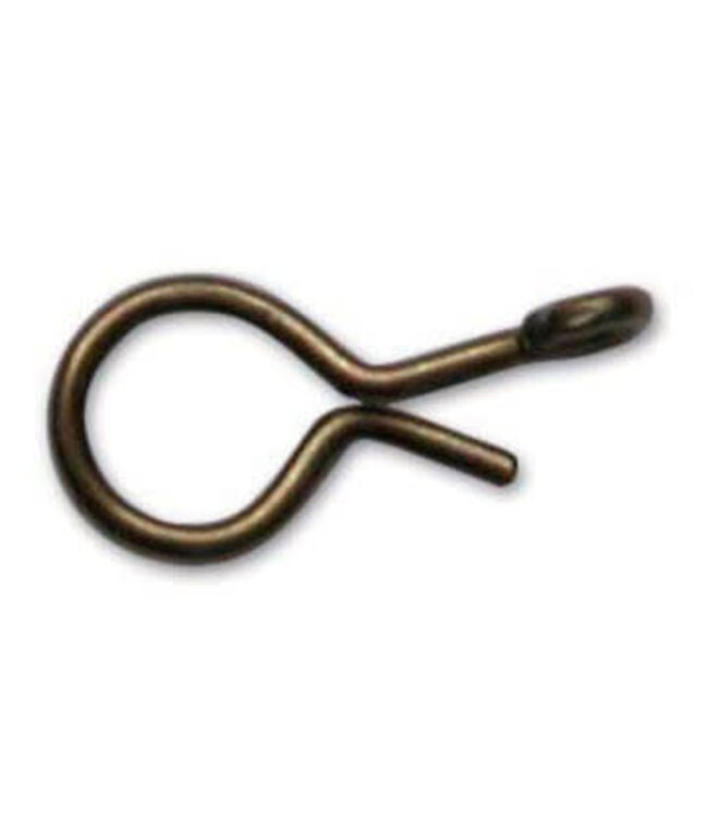 Mustad 77145-BR-2MUSTAD BRONZE SNAP HOOK SZ 2, 12/PK (OLD MFG#77145-2)