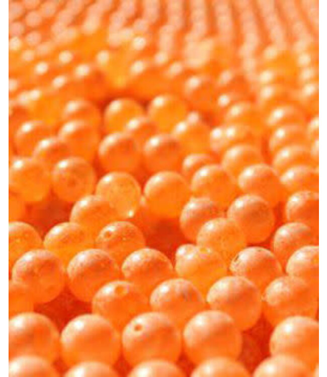 Great Lakes Steelhead Co Great Lakes Steelhead Co. Trick Em' Beads Scrambled Series Super UV Orange 8 mm