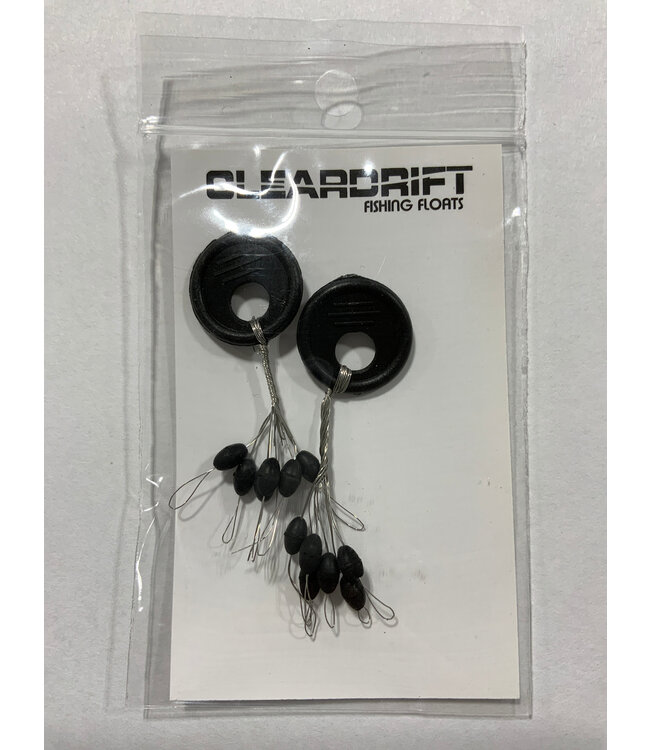 CLEARDRIFT CLEARDRIFT FLOATS BLACK BOBBER STOPPERS 12PK