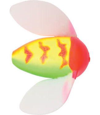 YAKIMA BAIT COMPANY Rigged Spin-N-Glow 2/0 Treble- Red hot tiger
