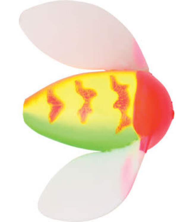 YAKIMA BAIT COMPANY Rigged Spin-N-Glow 2/0 Treble- Red hot tiger