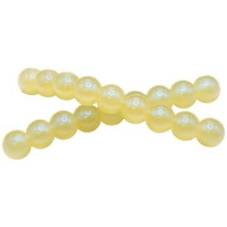 Death Roe DEATH ROE SCENTED SOFT EGG CHAINS 5/16" GHOST PEARL LEMON