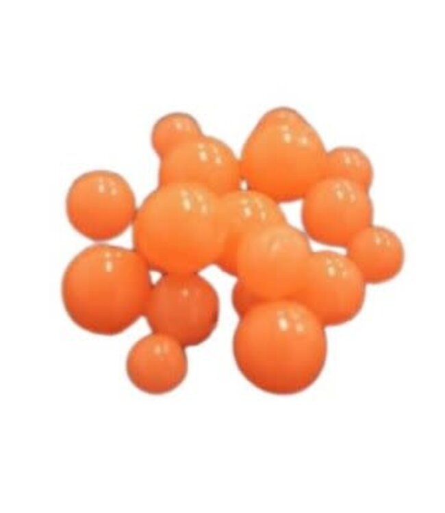 Death Roe DEATH ROE SCENTED SOFT EGG CHAINS 1/2" ORANGE KRUSH/ORANGE GLOW