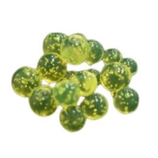 Death Roe DEATH ROE SCENTED SOFT EGG CHAINS 1/2" ULTRA CHARTREUSE/FLAKE SERIES