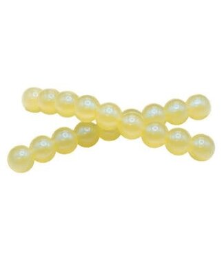 Death Roe DEATH ROE SCENTED SOFT EGG CHAINS 3/8" GHOST PEARL LEMON
